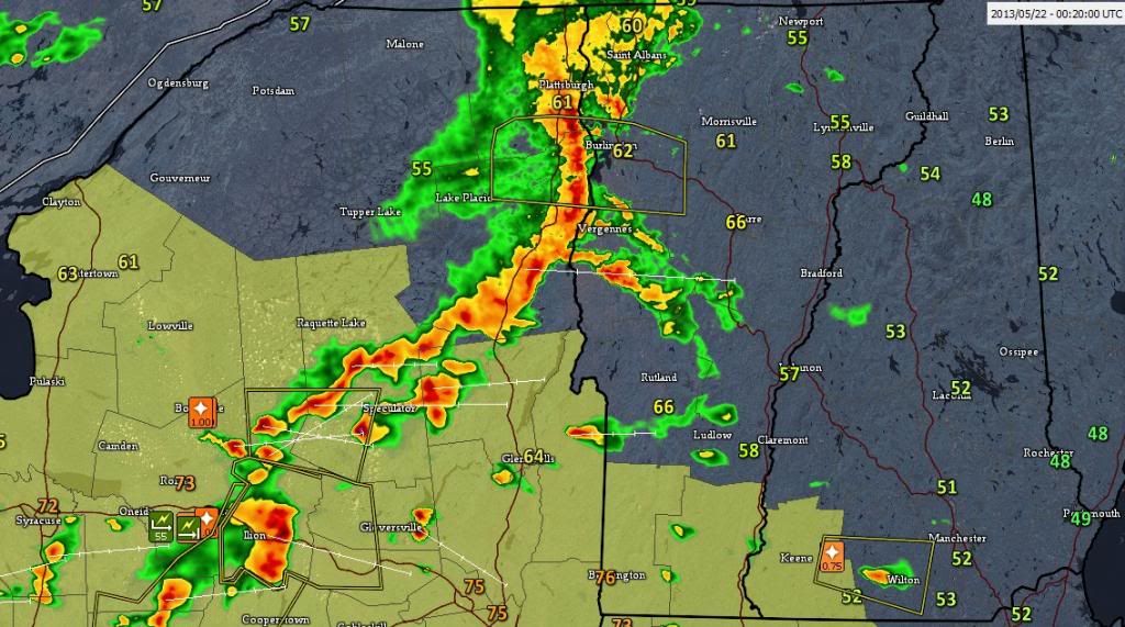 Vermont Weather (Burlington, Stowe, Killington status, reports, to